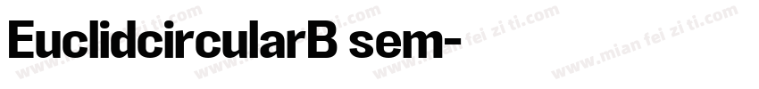 EuclidcircularB sem字体转换